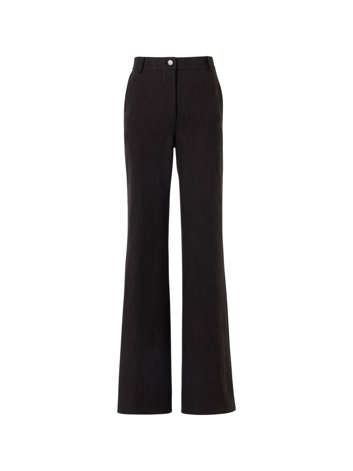 Designer Bootcut Hose aus Winter-Denim - Braun
