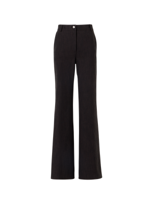 Designer Bootcut Hose aus Winter-Denim - Braun