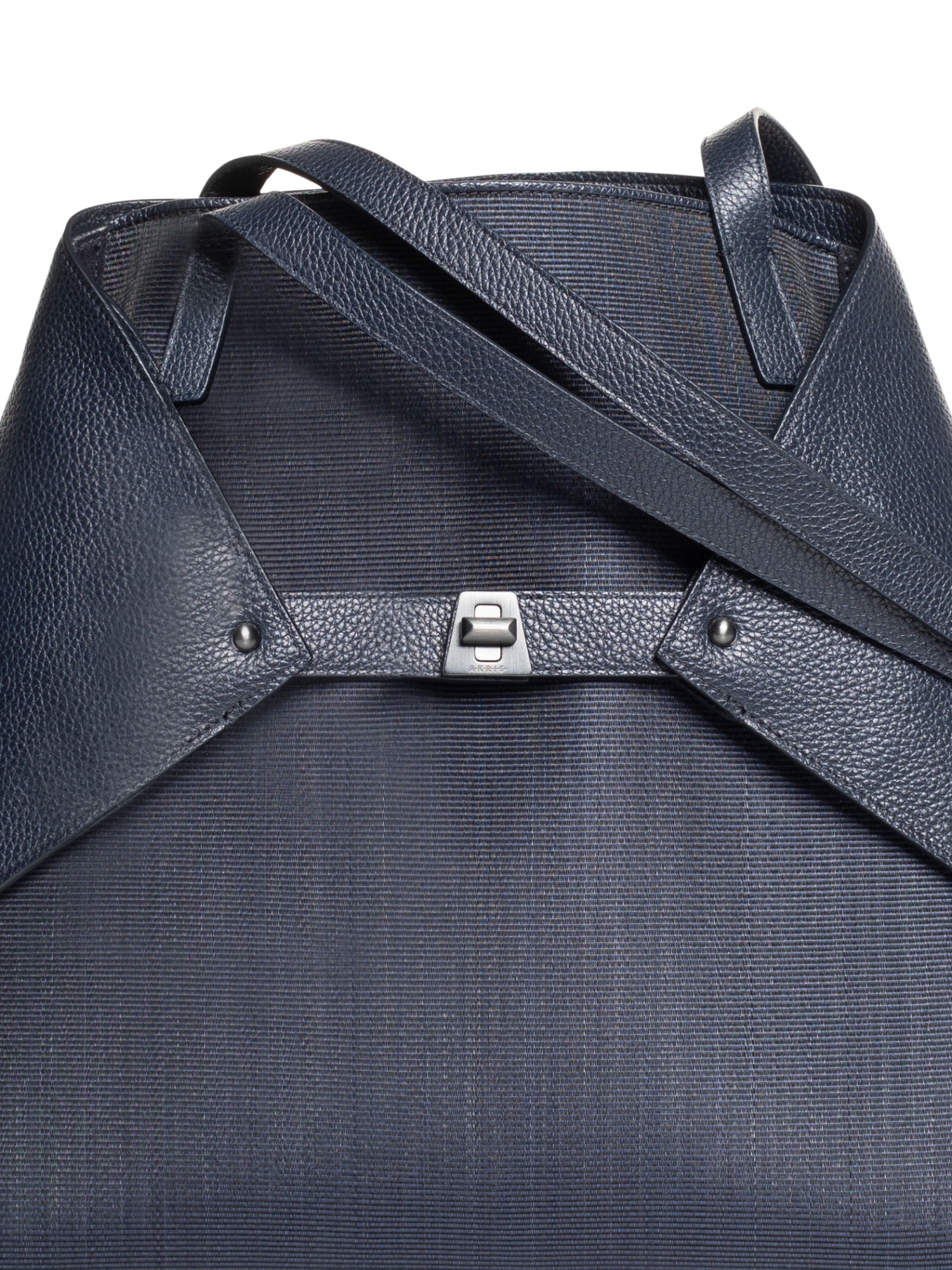 Designer Ai Medium Shoulder Tote - Dunkelblau - Blau