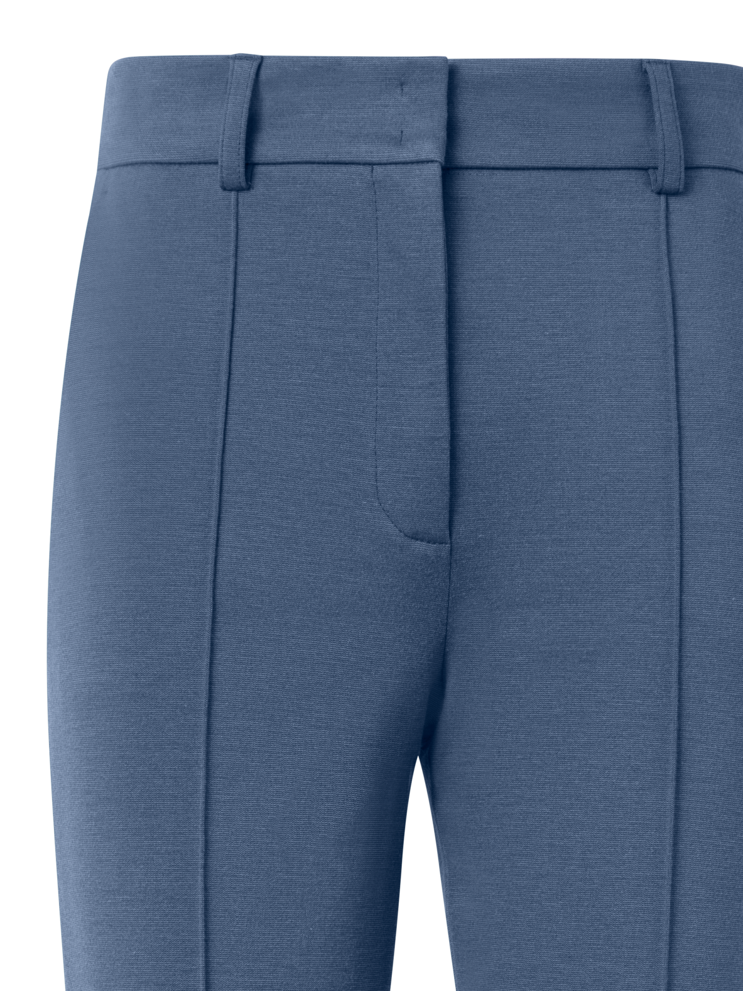Designer Tapered Hose aus Signature Jersey - Blau