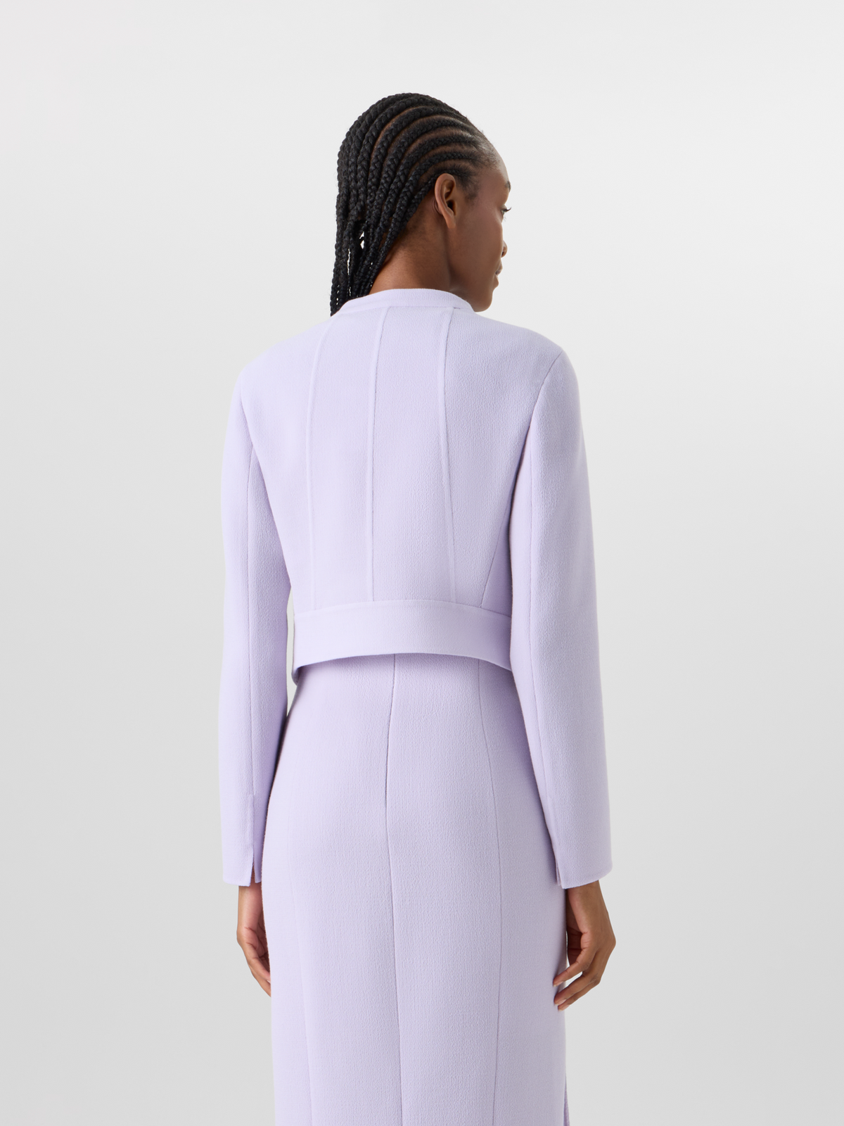 Designer Hynora Jacke aus Wollkrepp-Doubleface #editorial