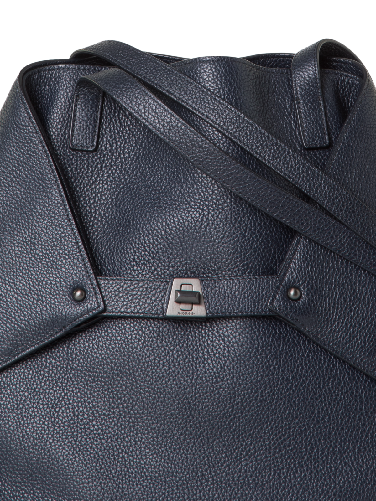 Designer Ai Medium Shoulder Tote - Dunkelblau - Blau