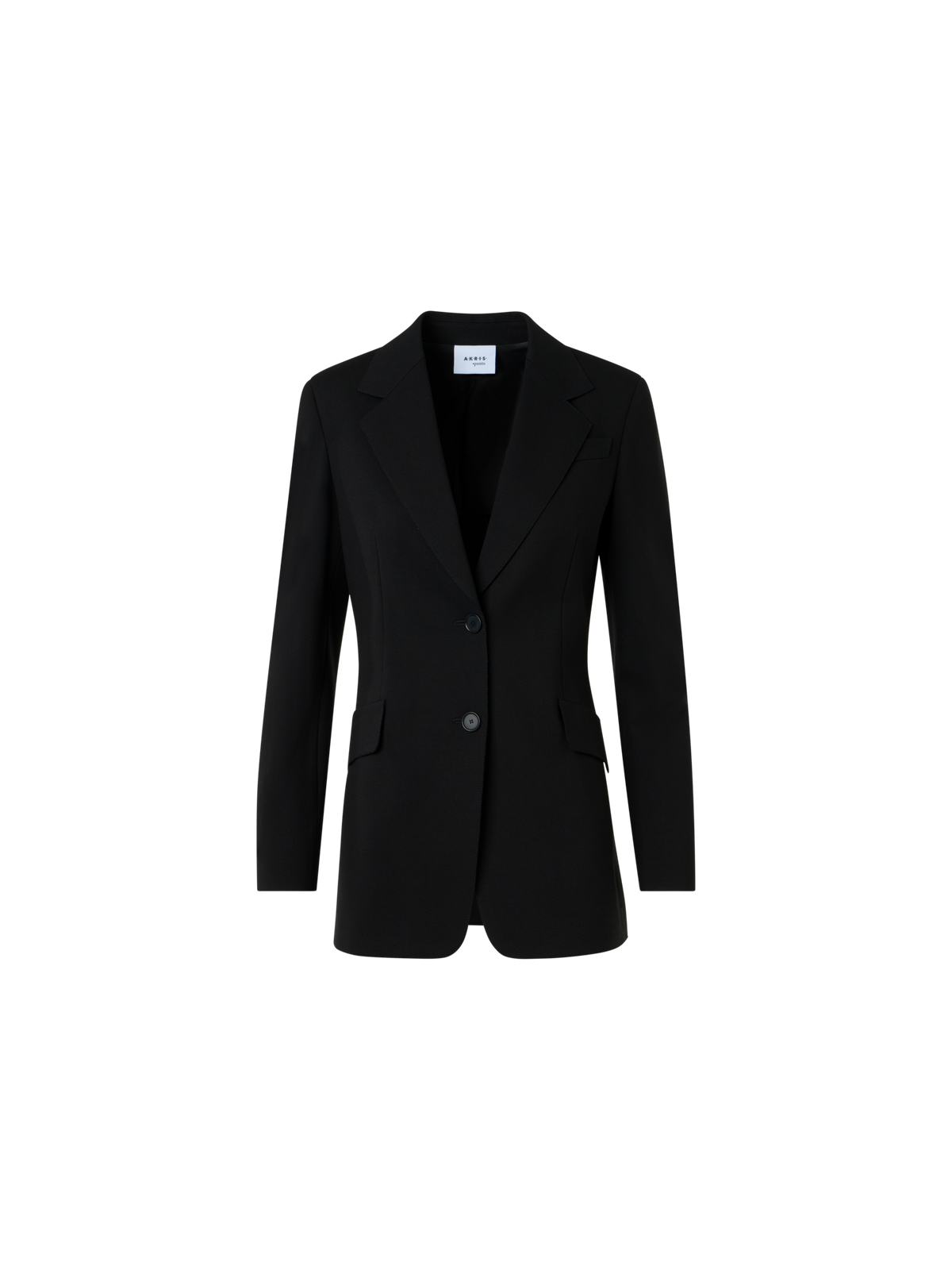 Designer Charakteristischer Viskose-Jersey-Blazer - Schwarz