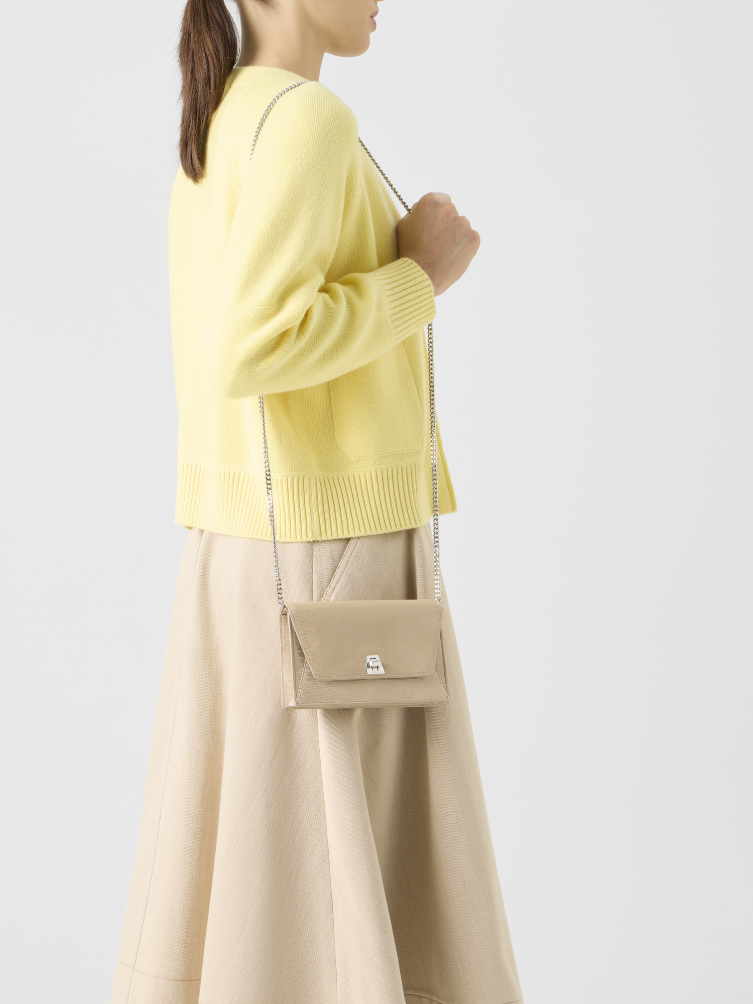 Designer Anouk Envelope - Beige 