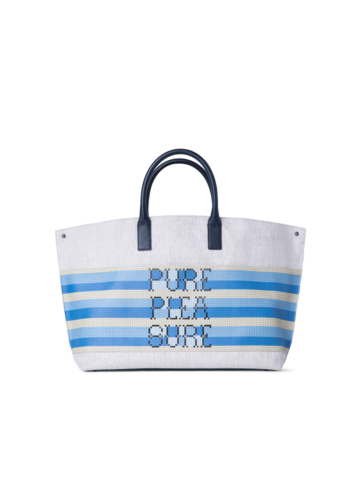Designer Ai Medium Top Handle Tote - Grau - Bunt - Blau
