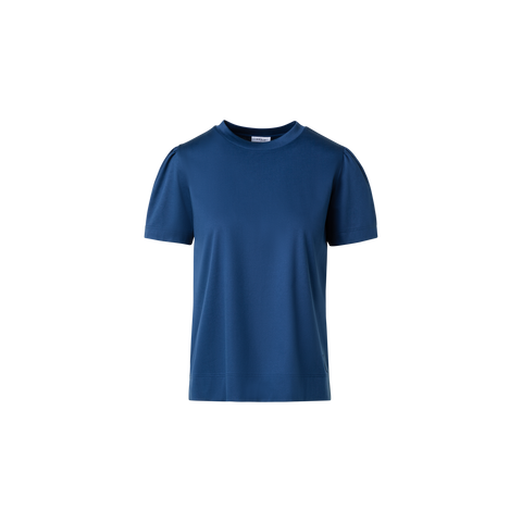 Puff Sleeves T-Shirt in Cotton Jersey