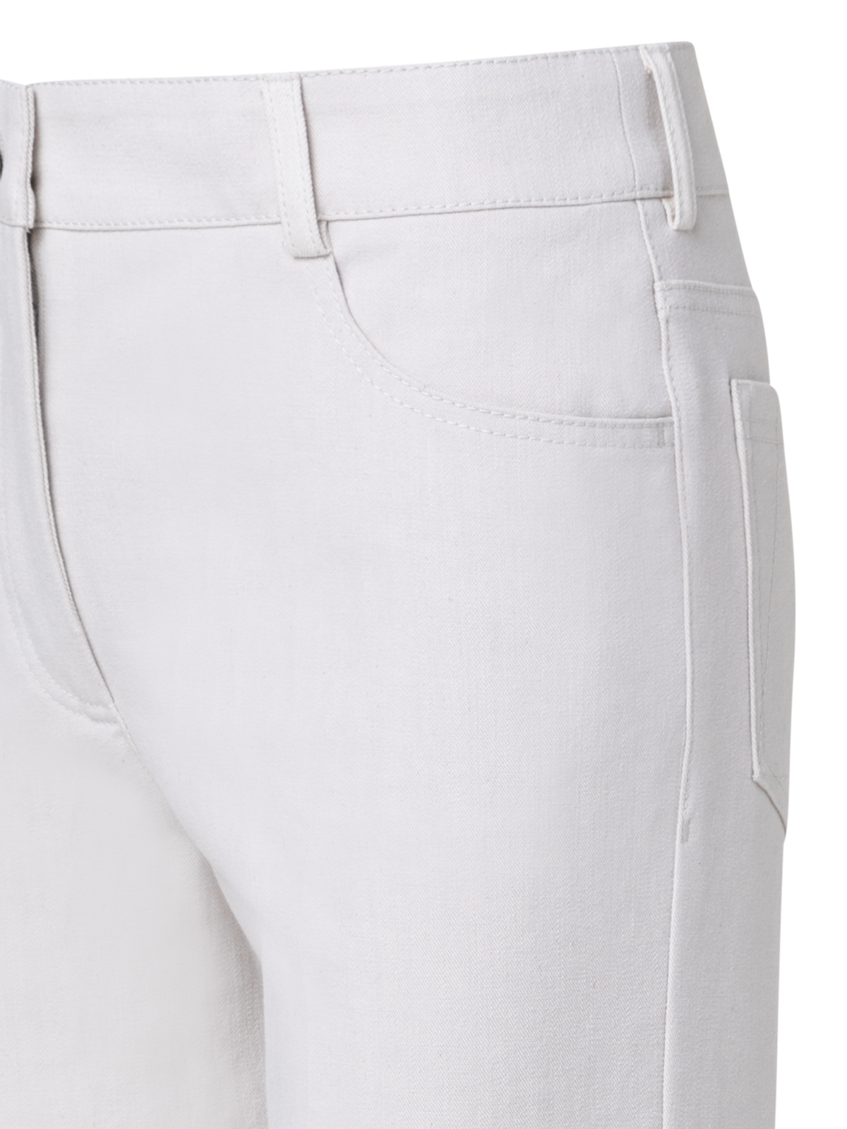 Designer Gerade Hose aus Baumwoll-Stretch-Denim
