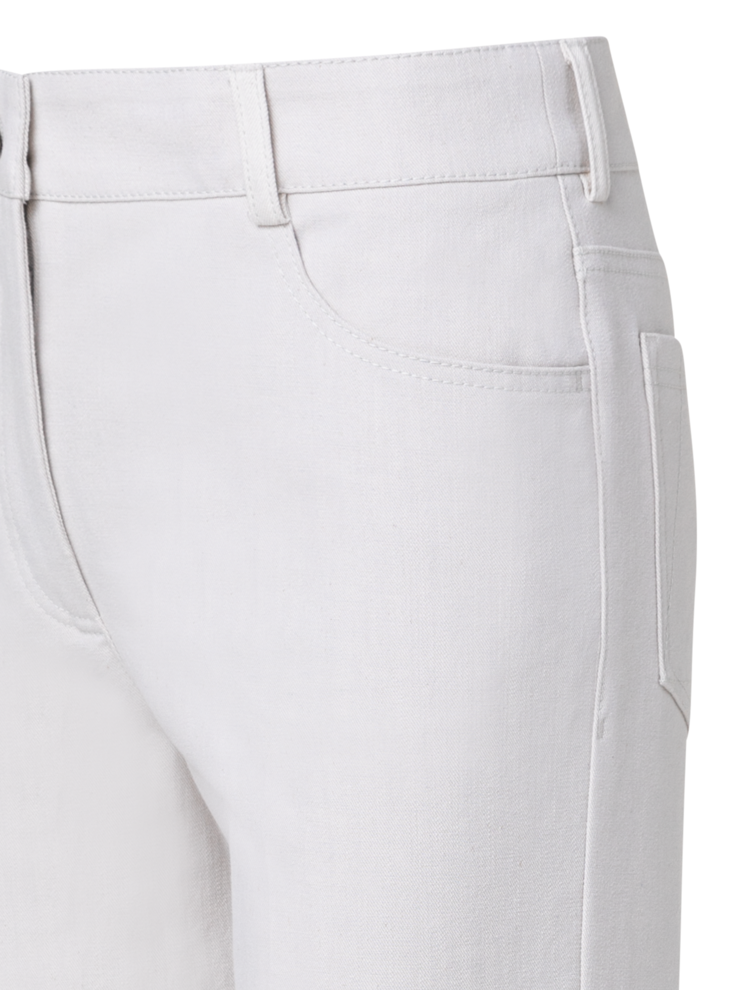 Designer Gerade Hose aus Baumwoll-Stretch-Denim