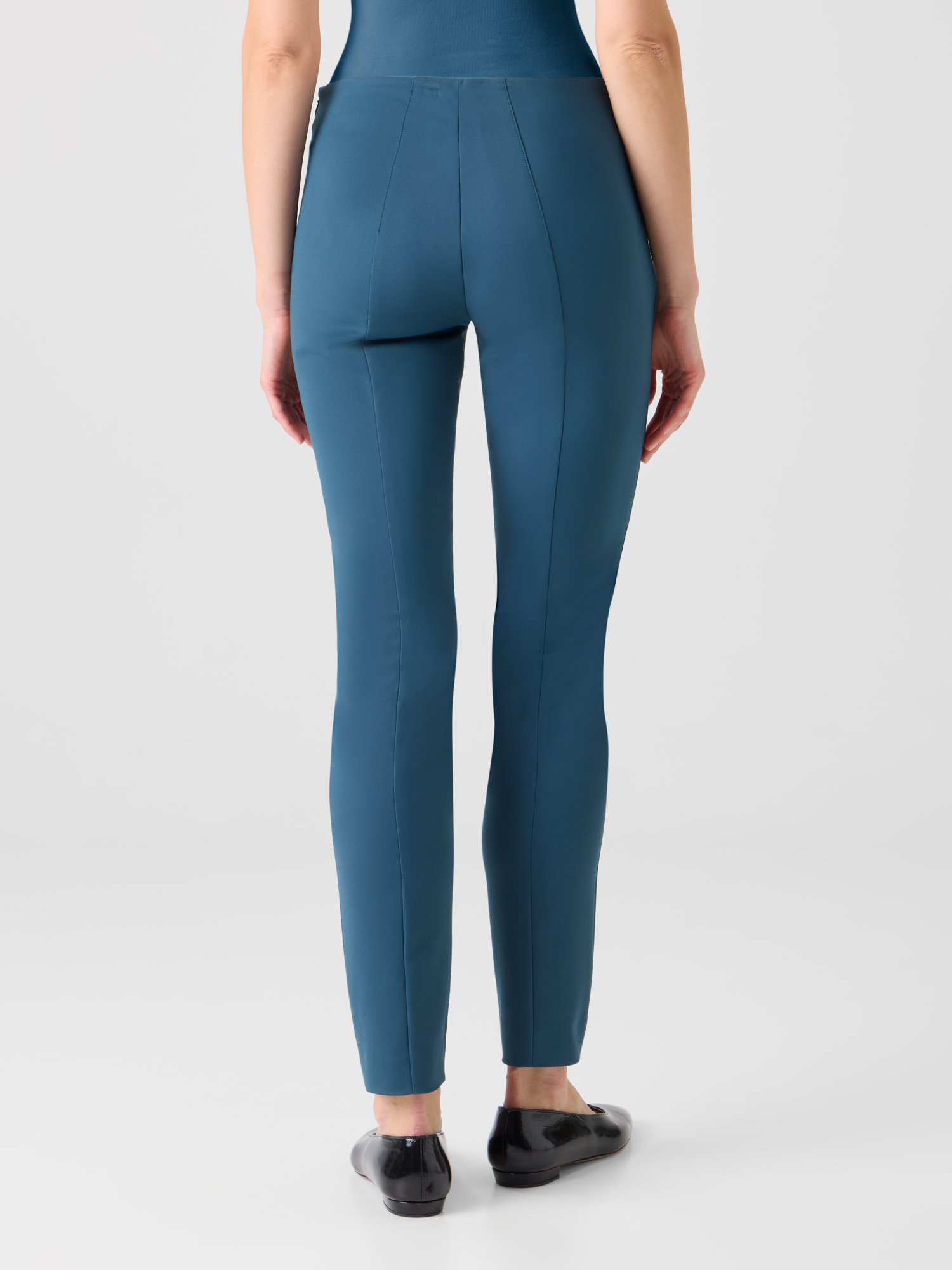 Designer Melissa schmale Hose aus Stretch-Baumwolle 