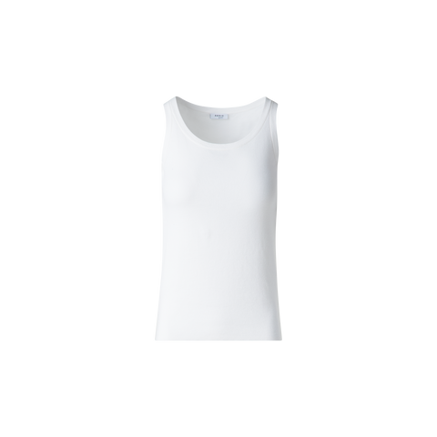 Cremefarbenes Strick-Tank-Top