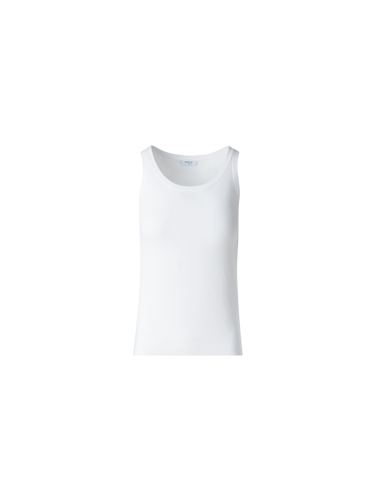 Designer Cremefarbenes Strick-Tank-Top - Ecru - Weiss