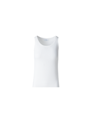 Designer Cremefarbenes Strick-Tank-Top - Ecru - Weiss