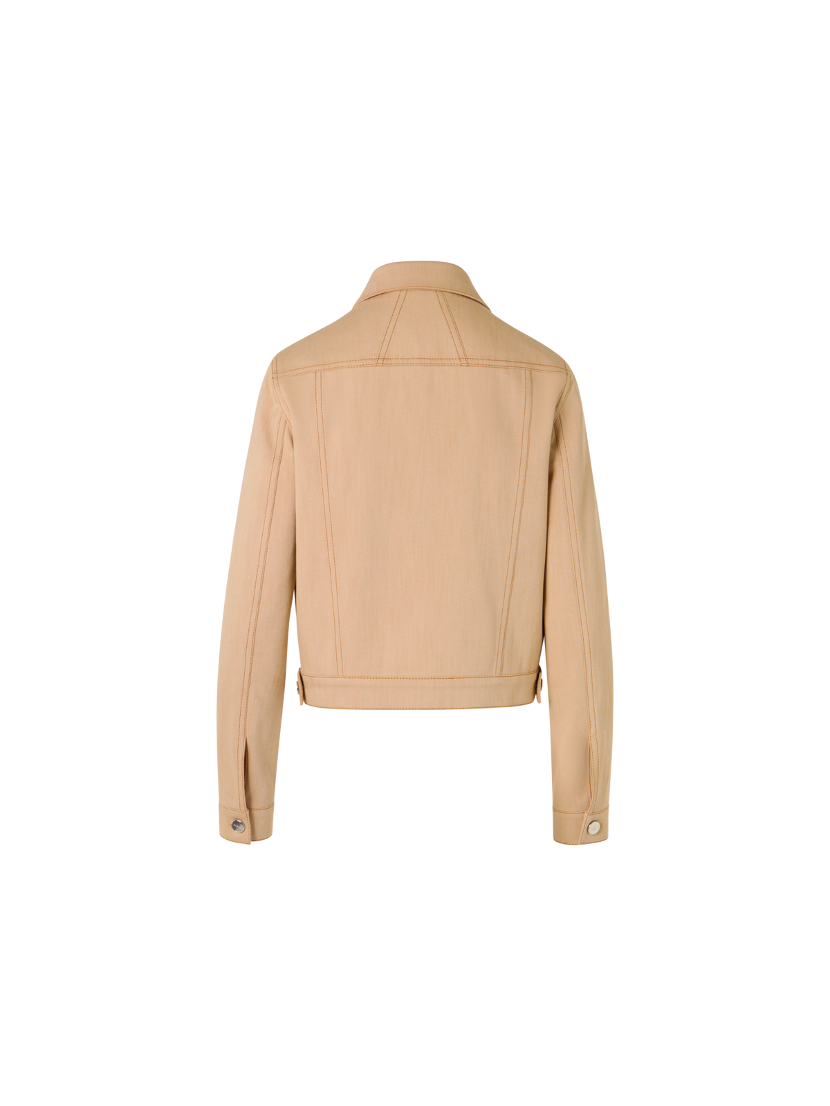 Designer Hilbert Kurzjacke aus Stretch-Baumwoll-Denim - Beige