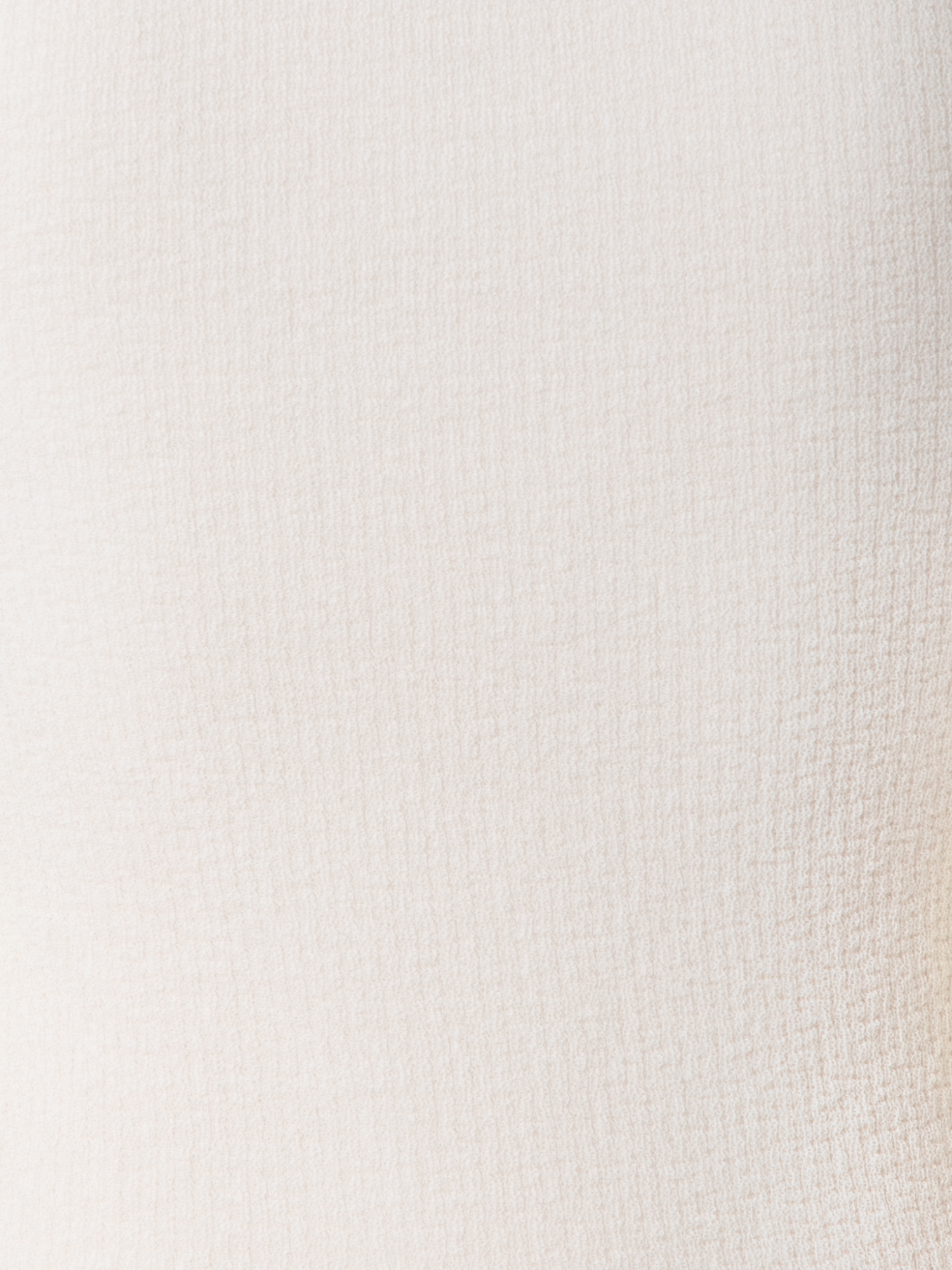 Designer Stricktop aus halbtransparenter Baumwolle - Beige