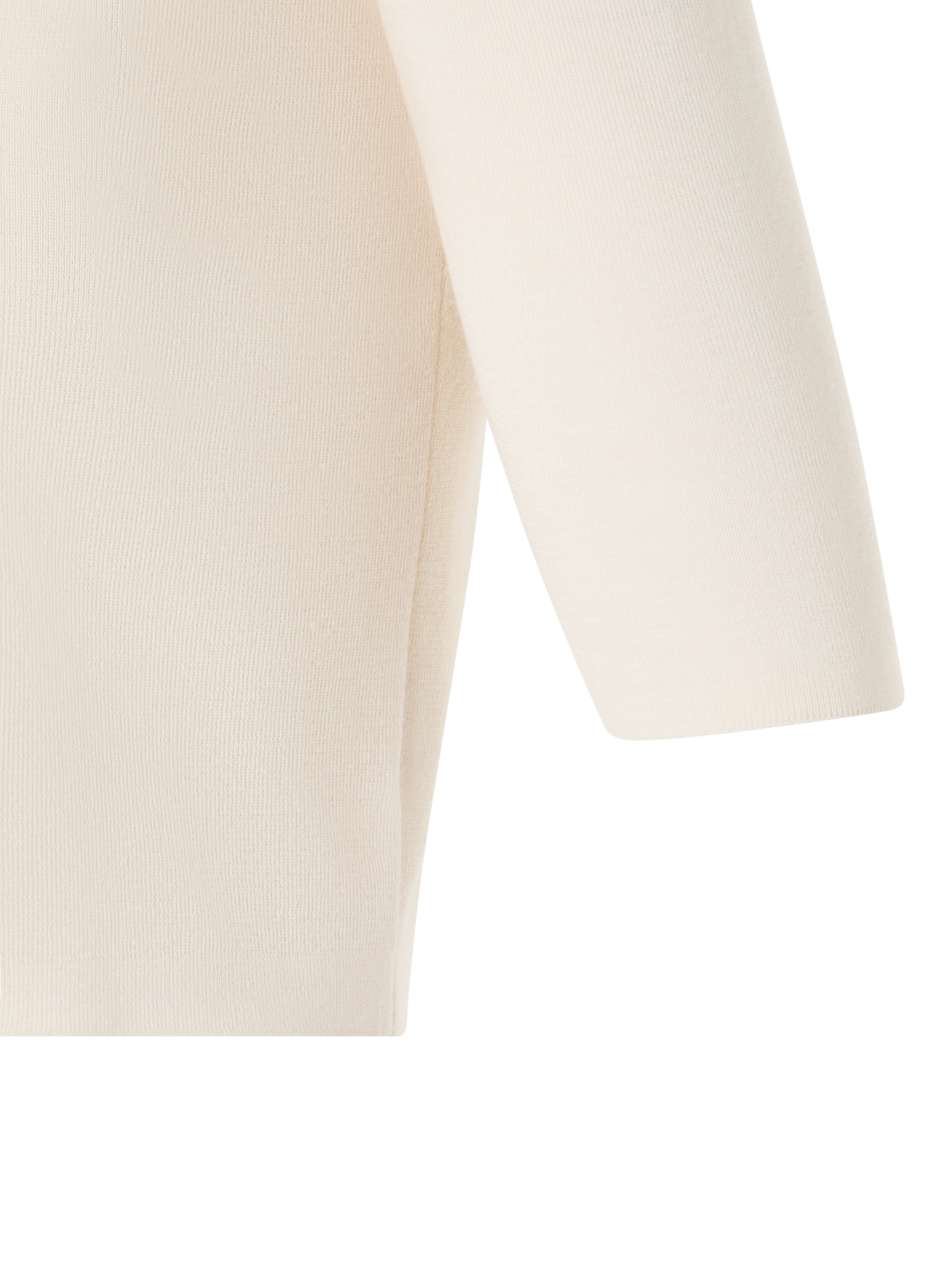 Designer Kurzer Cardigan - Ecru - Weiss