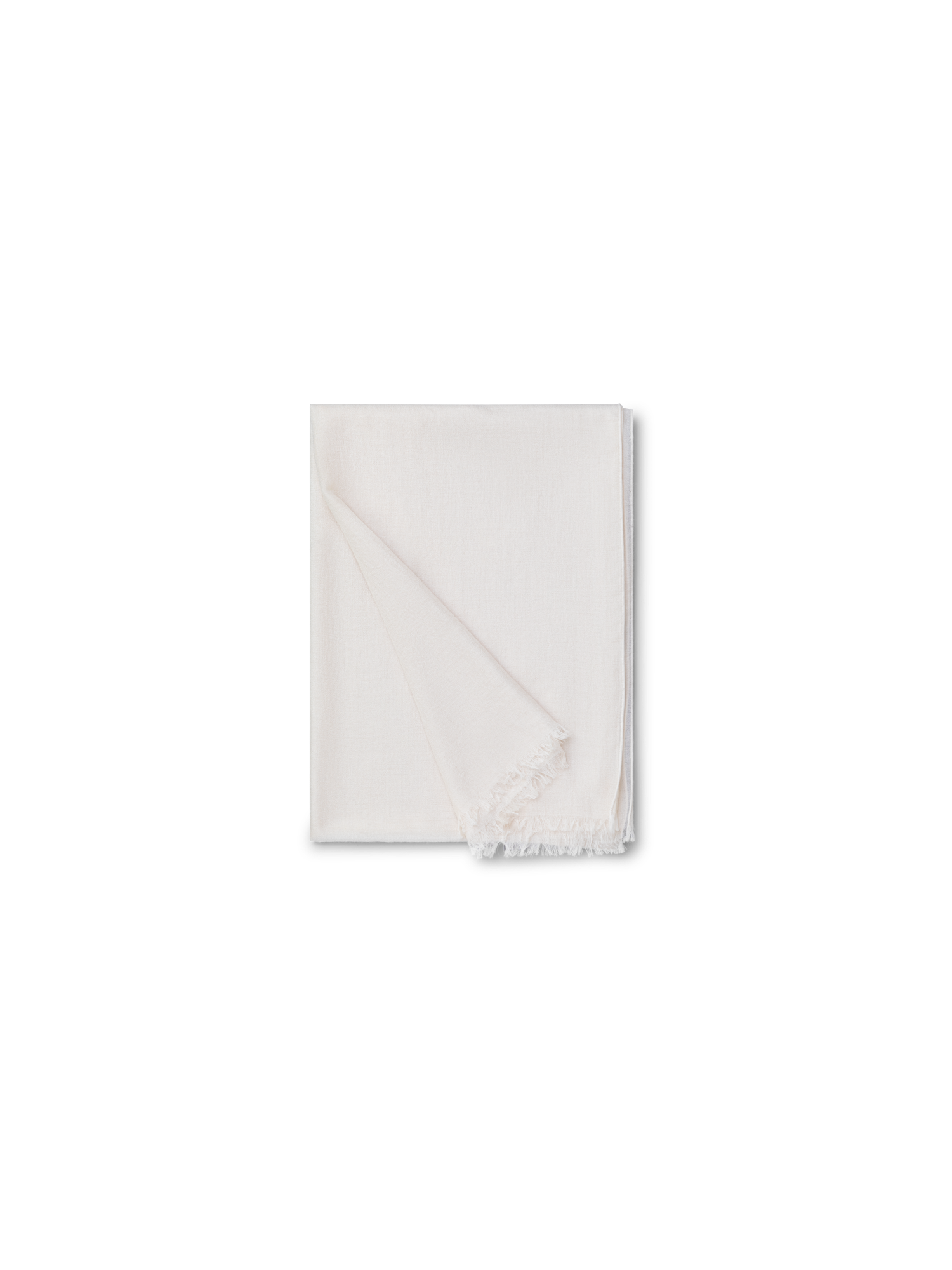 Designer Schal aus Kaschmir-Seide - Beige