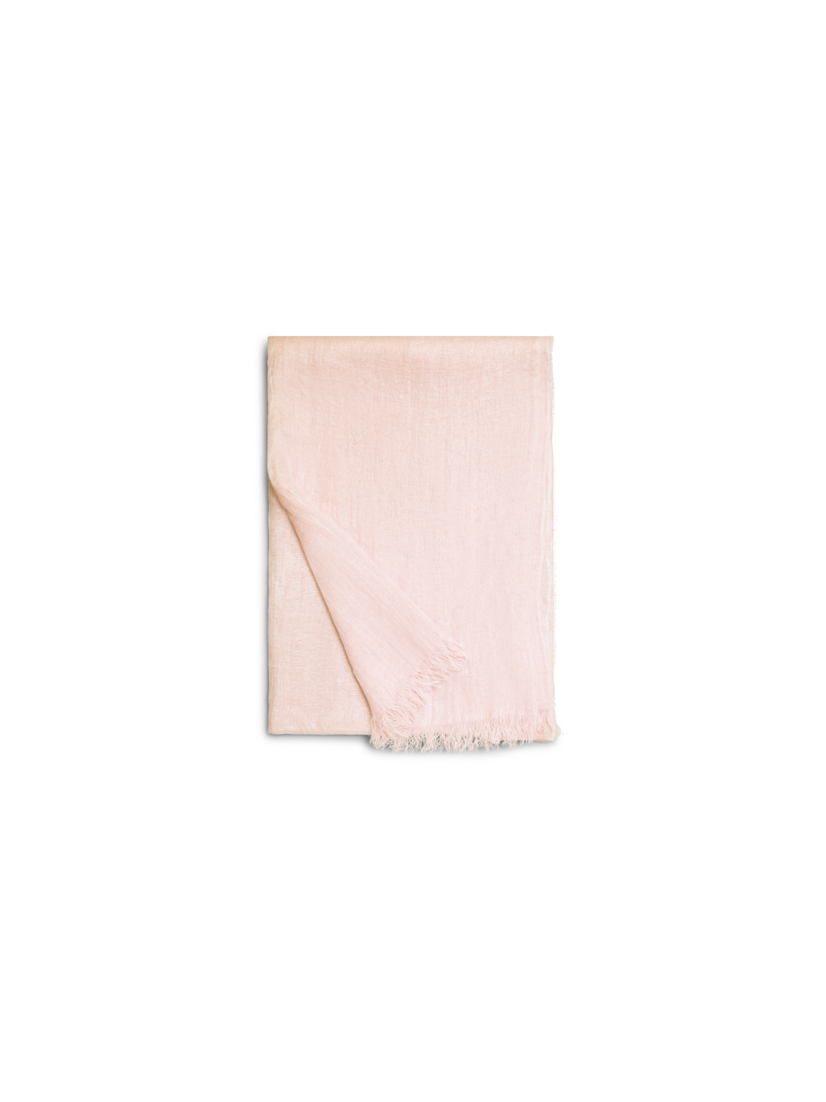 Designer Leinen-Schal - Rosa