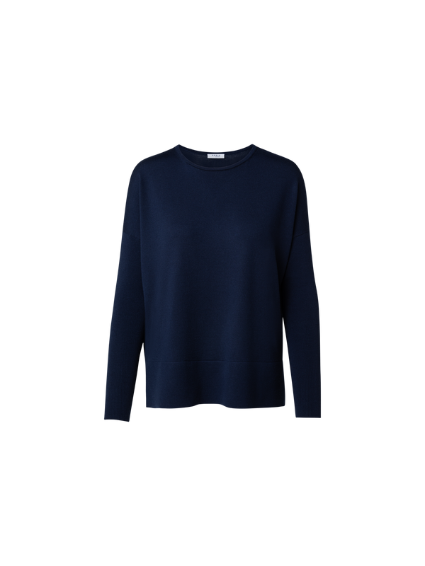 Designer Oversized Pullover aus Merinowolle