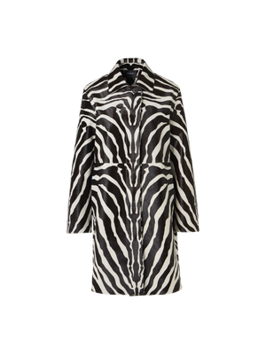 Designer Laron Kurzmantel aus Kalbsleder - Bunt