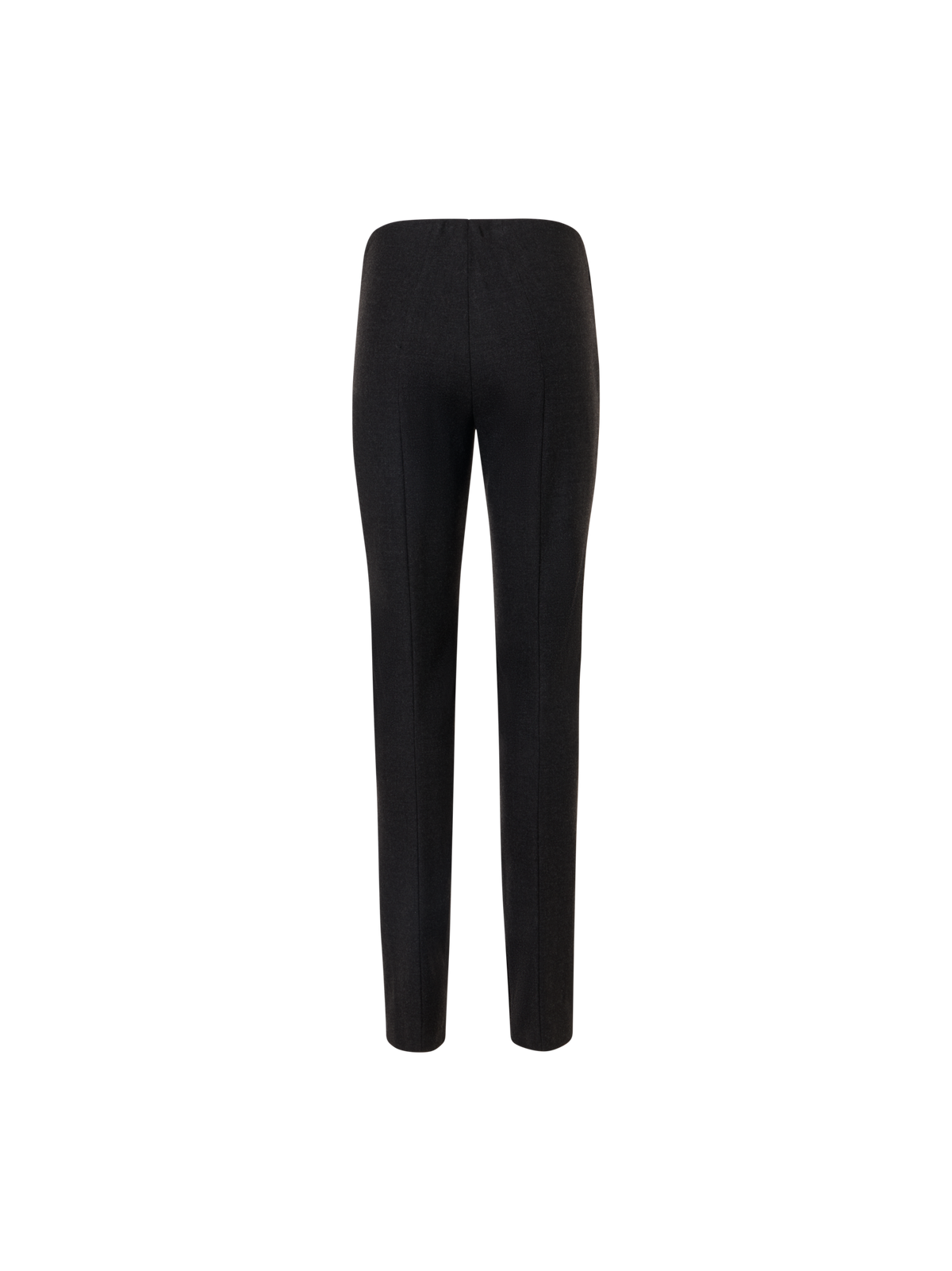 Designer Schmale Hose aus Wollflanell - Grau
