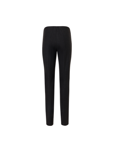 Designer Schmale Hose aus Wollflanell - Grau