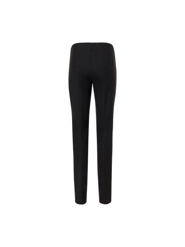 Designer Schmale Hose aus Wollflanell - Grau