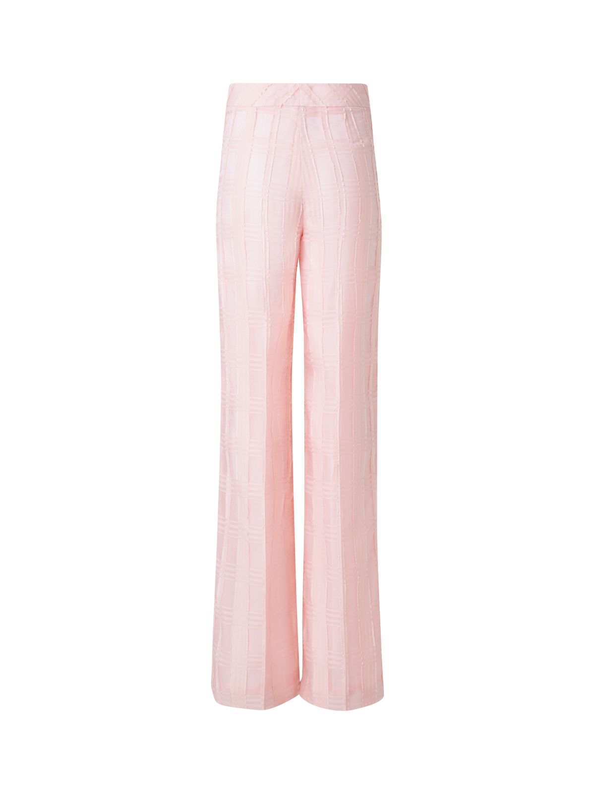 Designer Gerade Hose aus Baumwolle mit weitem Bein - Rosa
