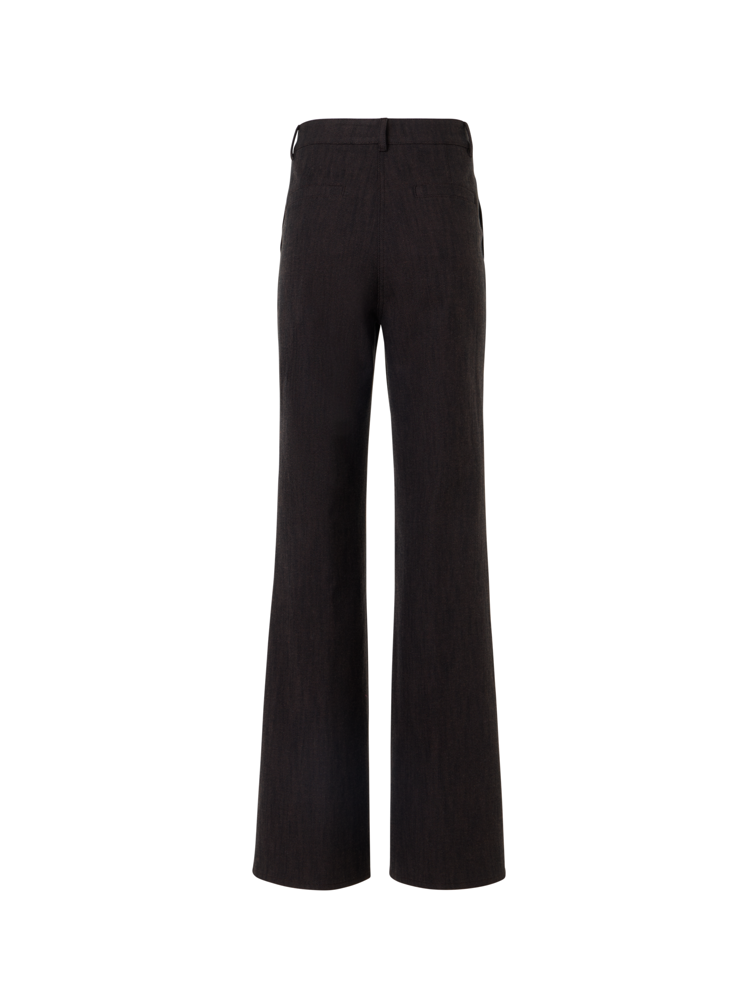 Designer Bootcut Hose aus Winter-Denim - Braun