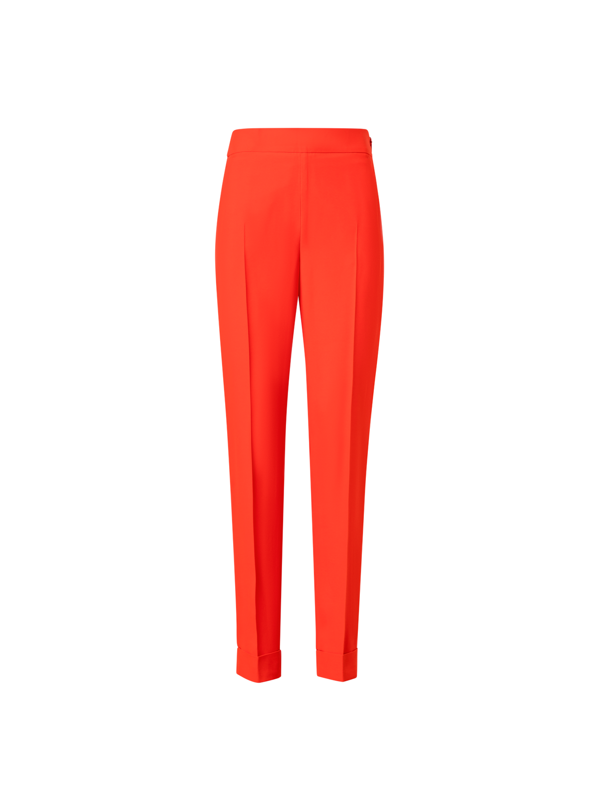 Designer Tapered Hose aus Crêpe - Rot