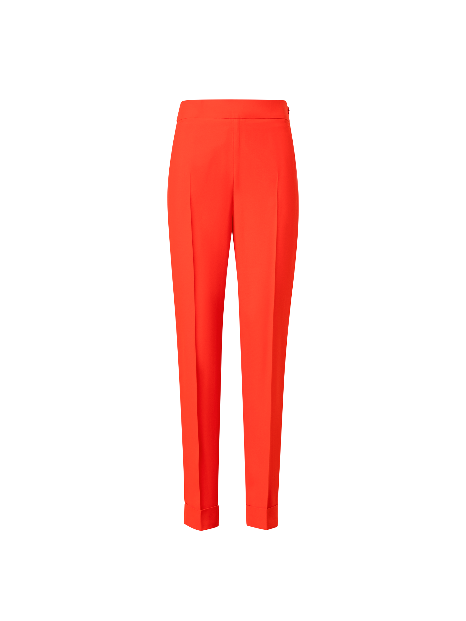 Designer Tapered Hose aus Crêpe - Rot