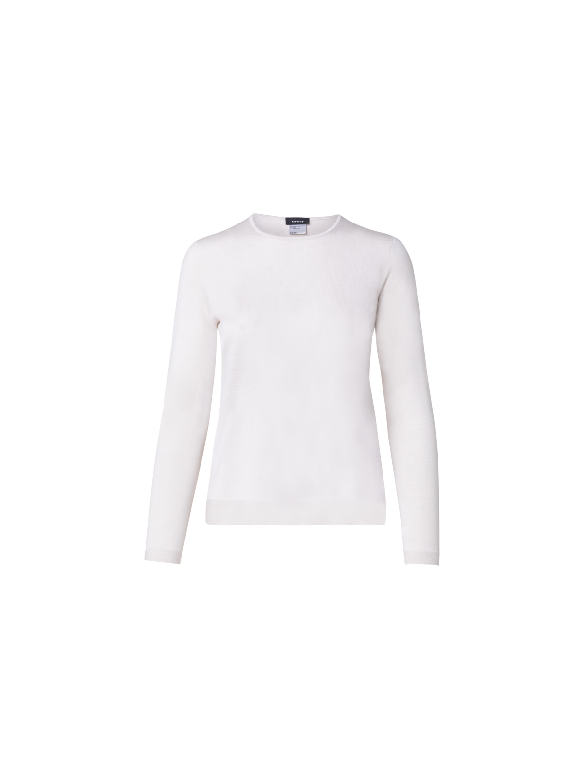 Designer Nahtloser Strickpullover aus Kaschmir und Seide