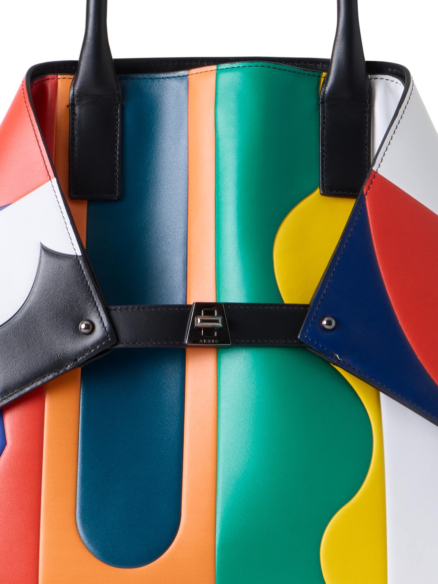 Designer Ai Medium Top Handle Tote Bag - Bunt