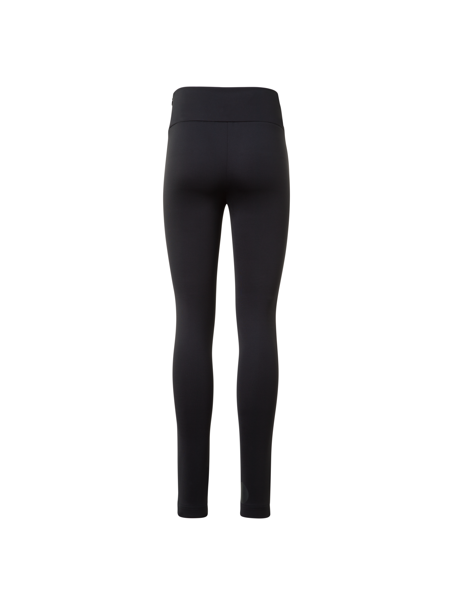 Designer Leggings aus Woll-Jersey mit XL-Bund - Schwarz