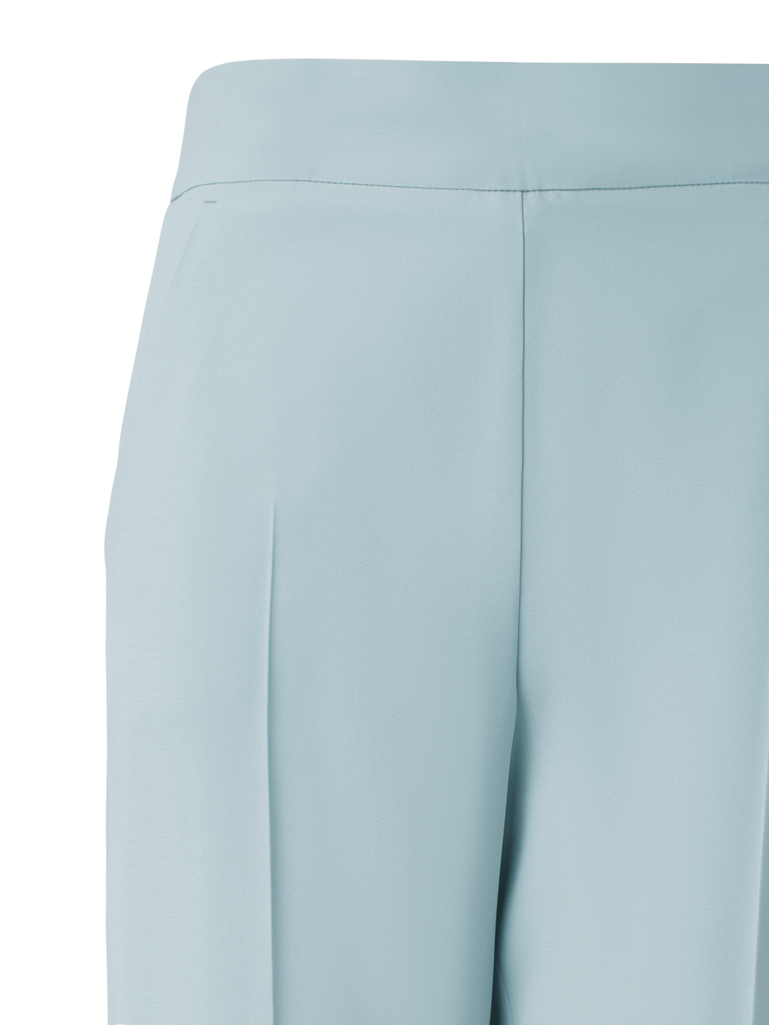 Designer Tapered Hose aus Crêpe - Blau