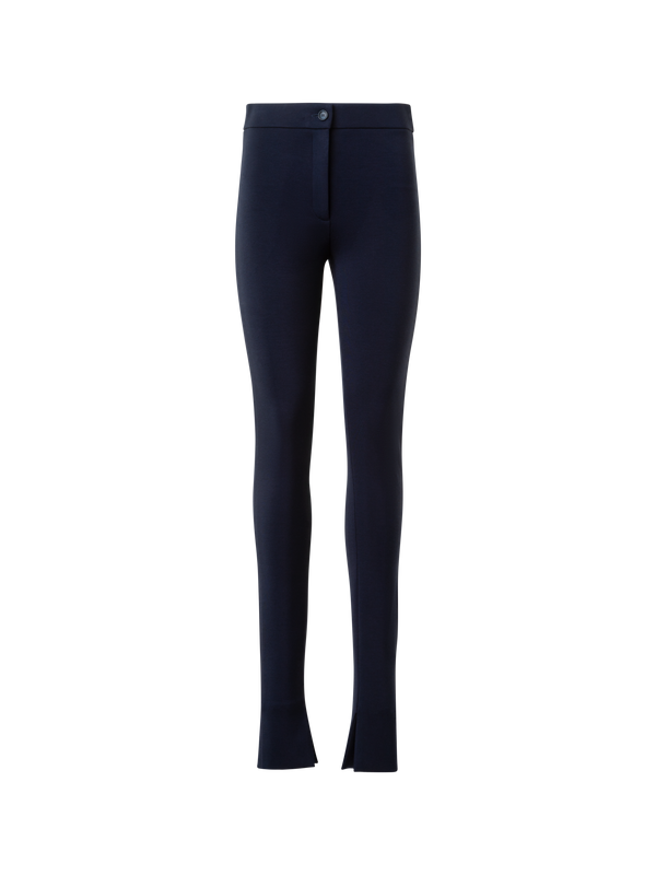 Designer Skinny Leggings aus Stretch-Jersey - Dunkelblau - Blau