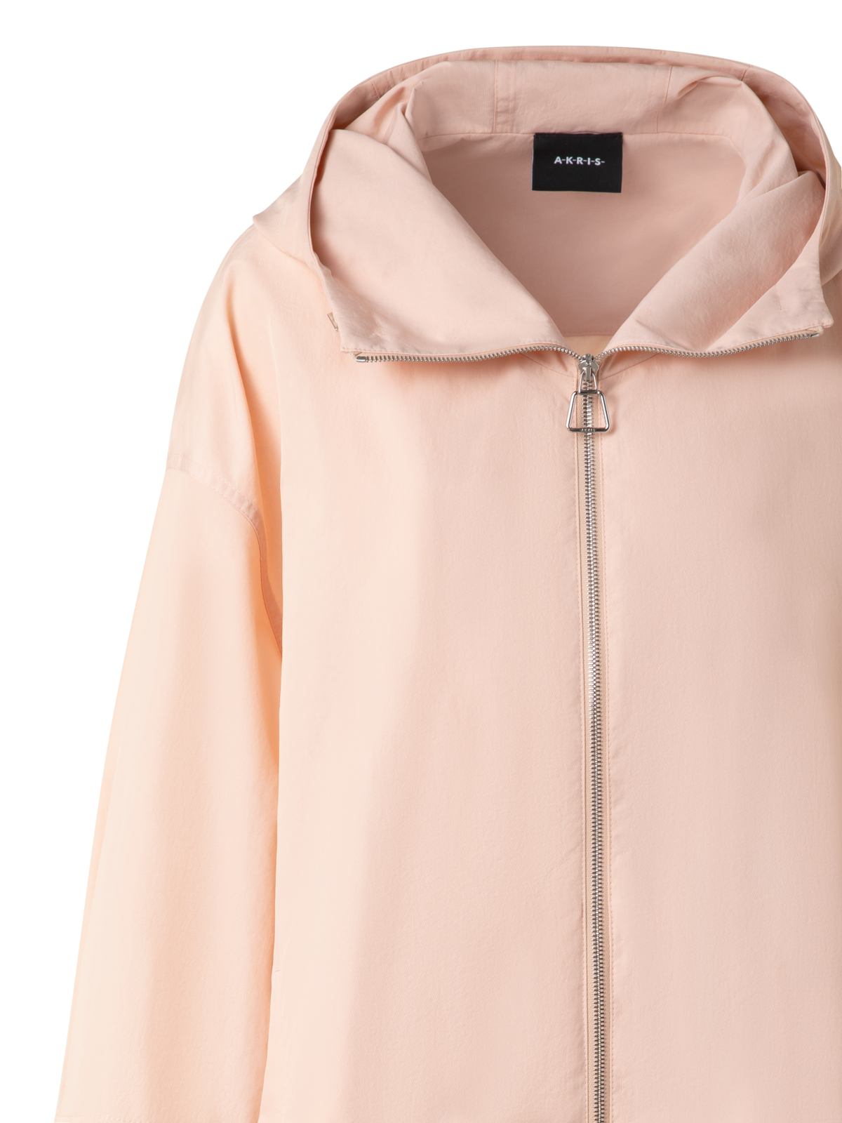 Designer Leichter Oversize-Parka mit Kapuze - Rosa