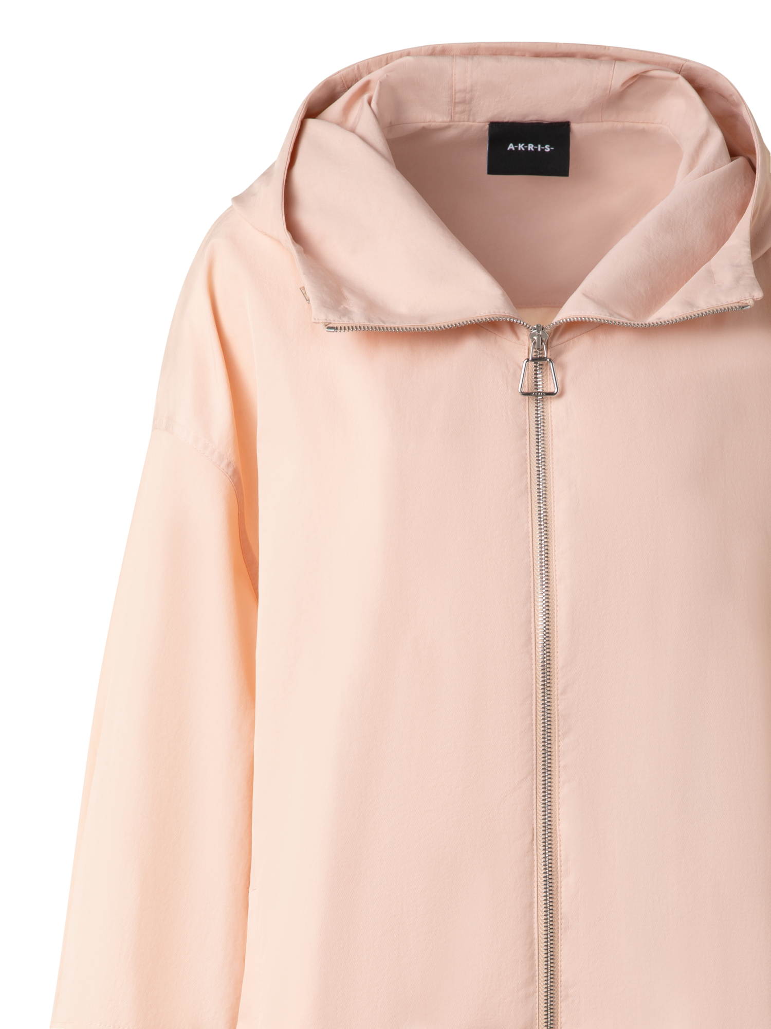 Designer Leichter Oversize-Parka mit Kapuze - Rosa