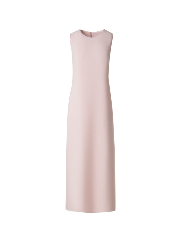 Designer Midikleid aus Woll-Doubleface - Rosa