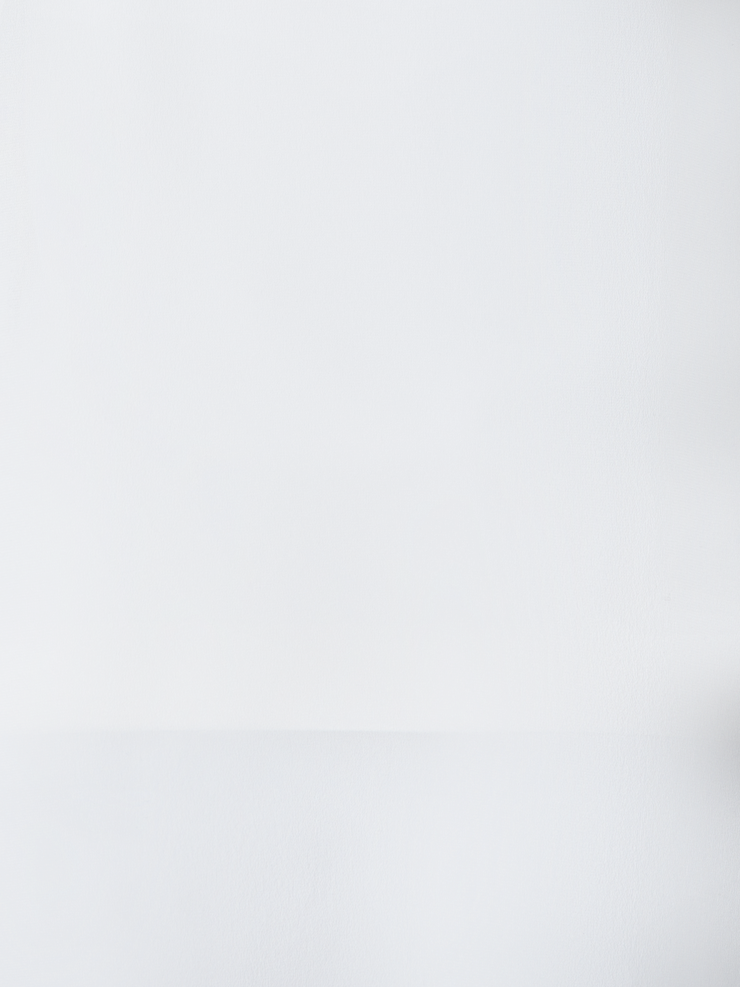 Designer Transparente Seiden-Tunikabluse - Ecru - Weiss