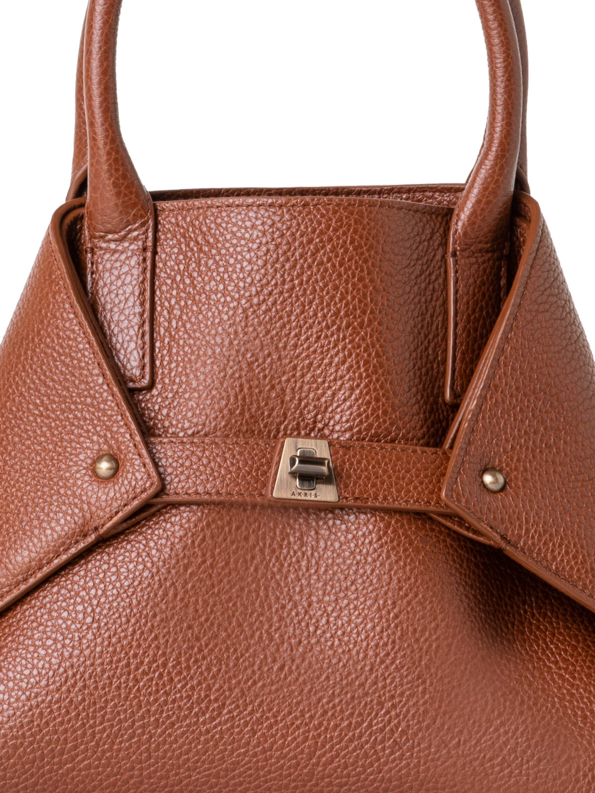Designer Ai Little Top Handle Tote - Braun