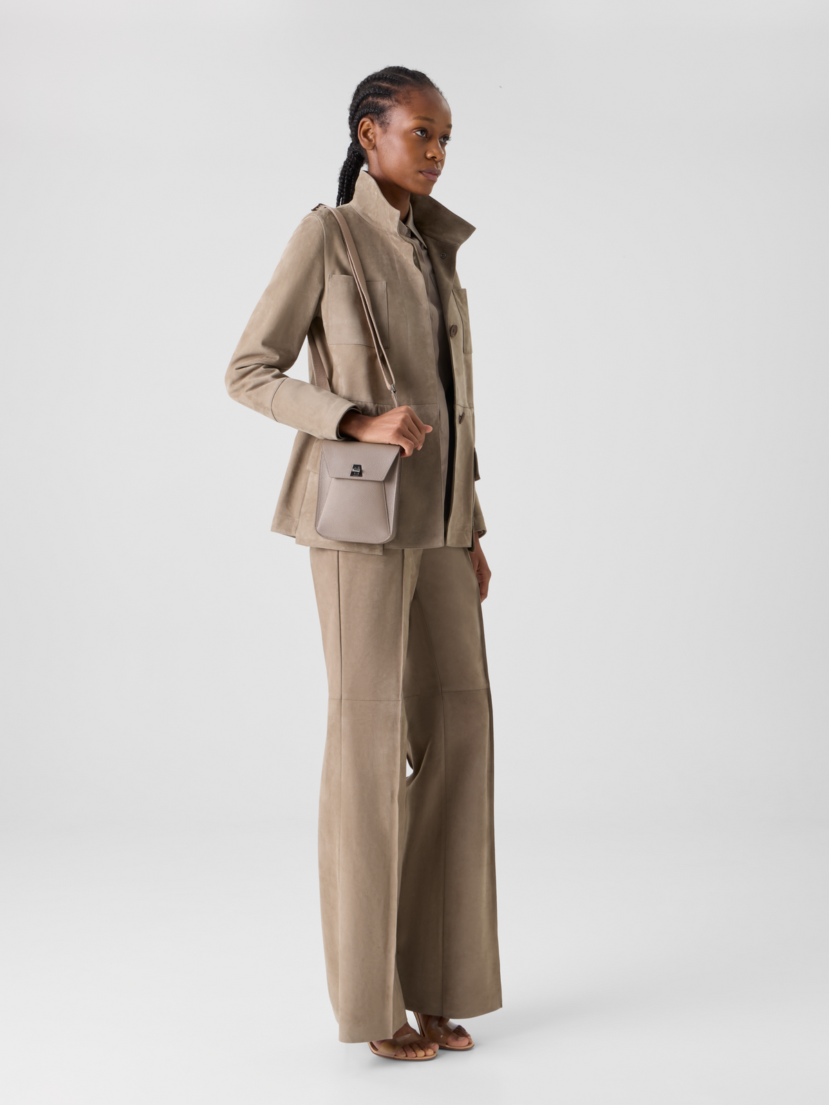 Designer Anouk Mini Messenger Bag - Blau