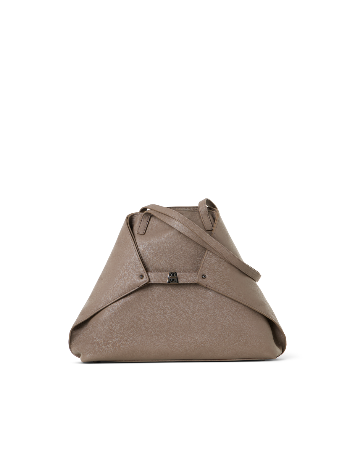 Designer Ai Medium Shoulder Tote - Beige