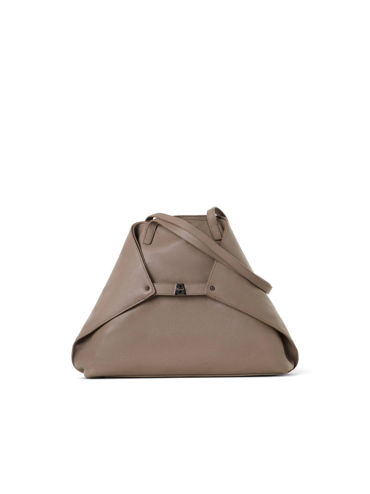 Designer Ai Medium Shoulder Tote - Beige