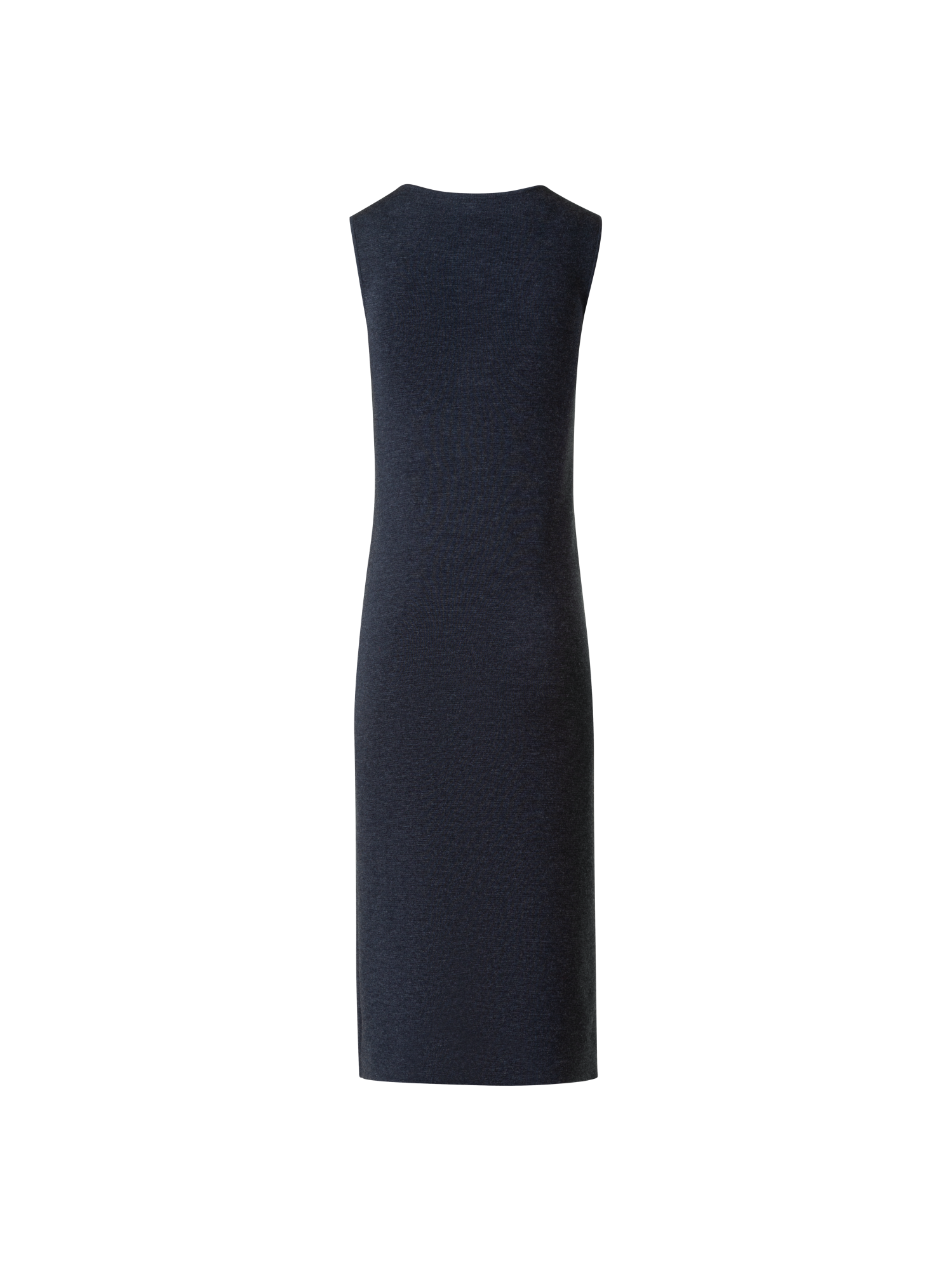 Designer Milano Wolle Strick Schlauchkleid - Grau