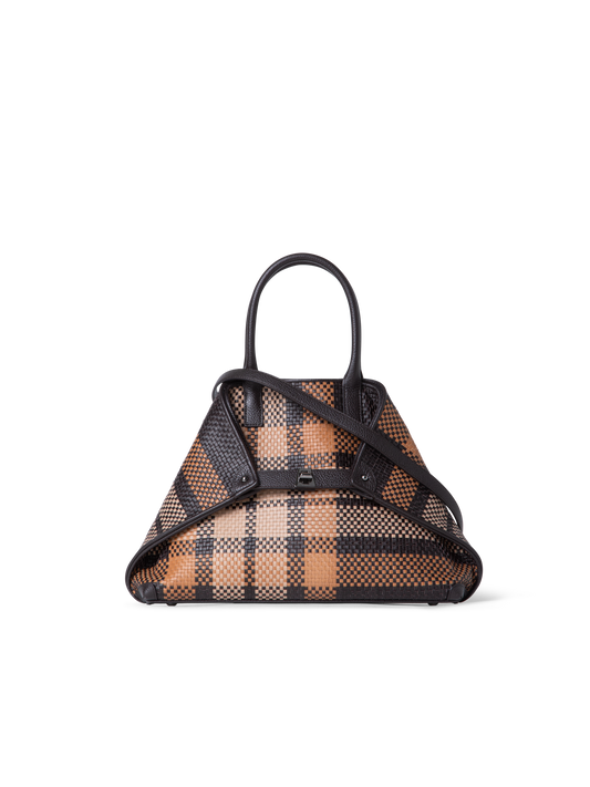 Designer Ai Small Top Handle Tote - Braun - Bunt