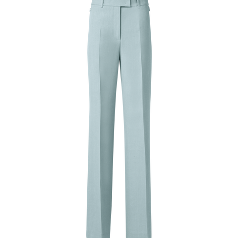 Weite Hose aus Shantung-Seide