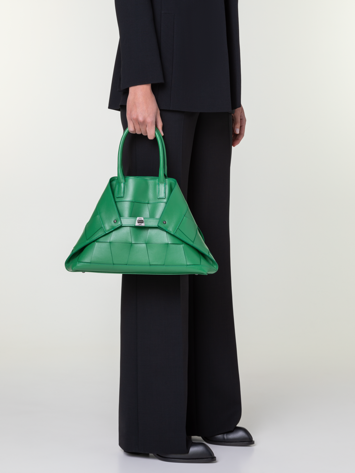 Designer Ai Small Top Handle Tote - Grün 
