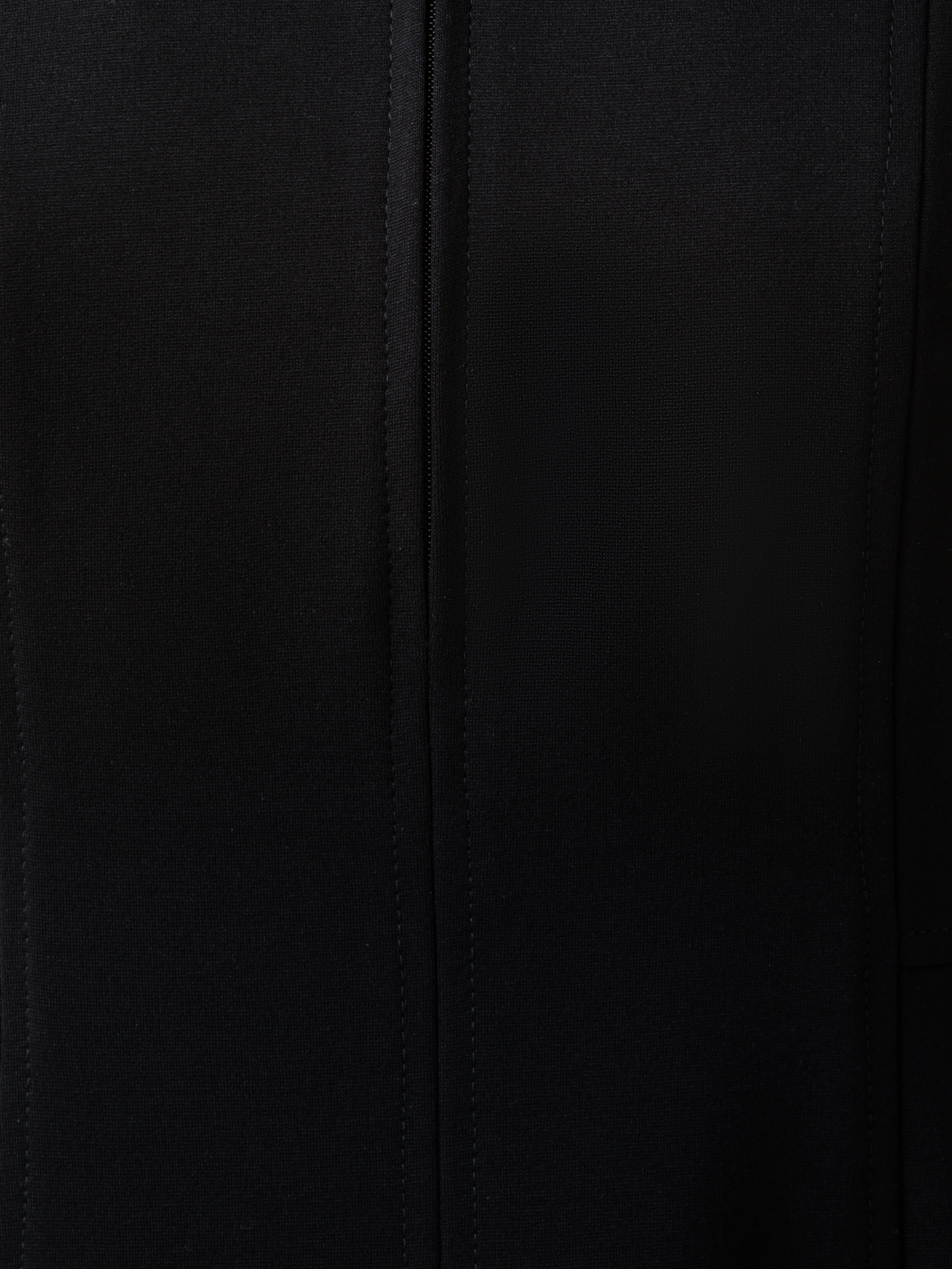 Designer Jersey Etuikleid - Schwarz