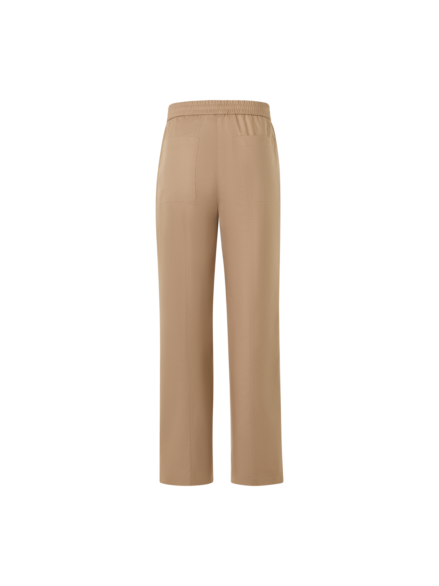 Designer Fritz Straight-Leg Hose aus Baumwoll-Gabardine - Beige