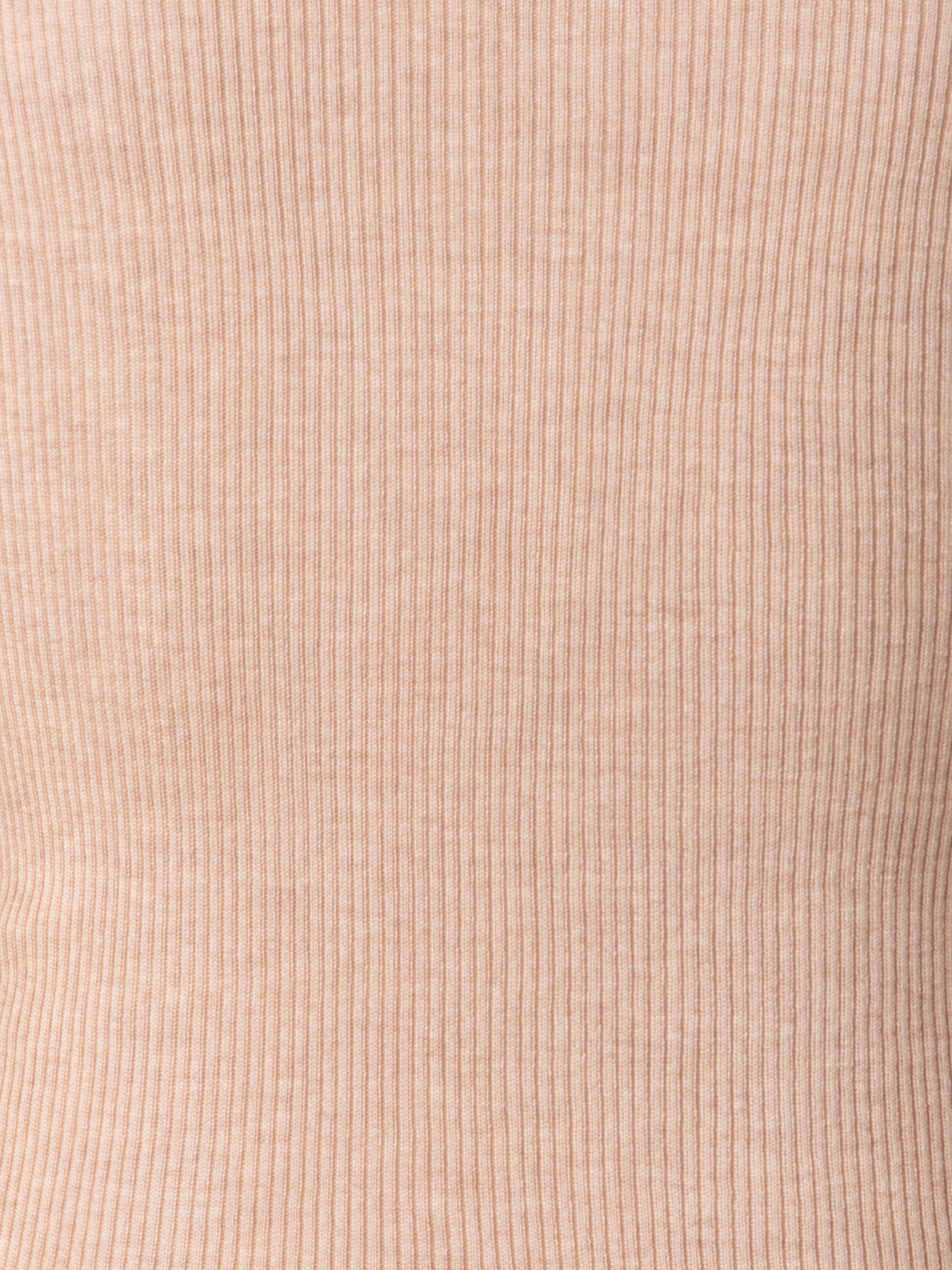 Designer Nahtloser Strickpullover aus Seiden-Baumwolle - Beige